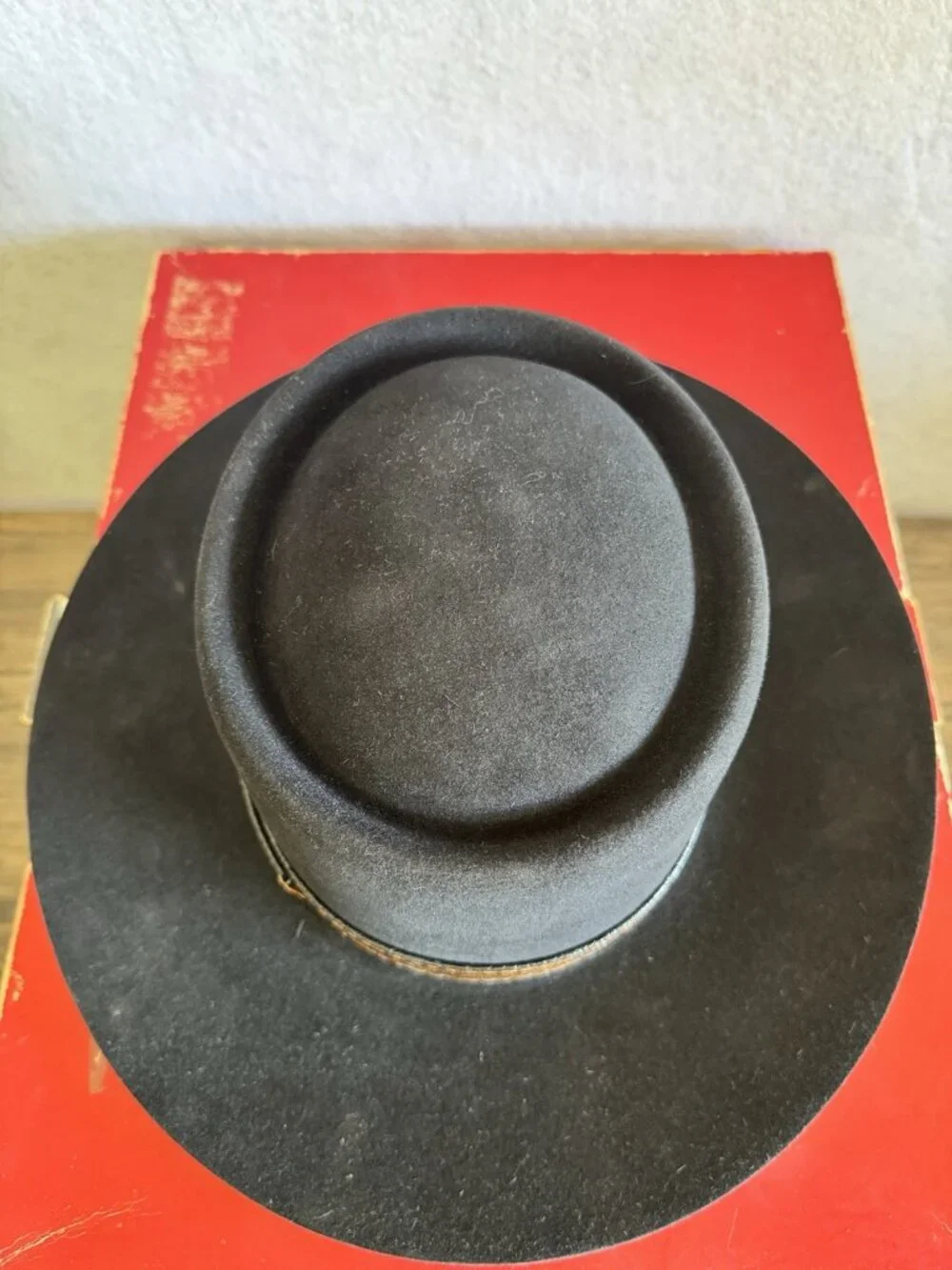 Stetson 3X Beaver Revenger Vintage Black Cowboy Hat Sz 7